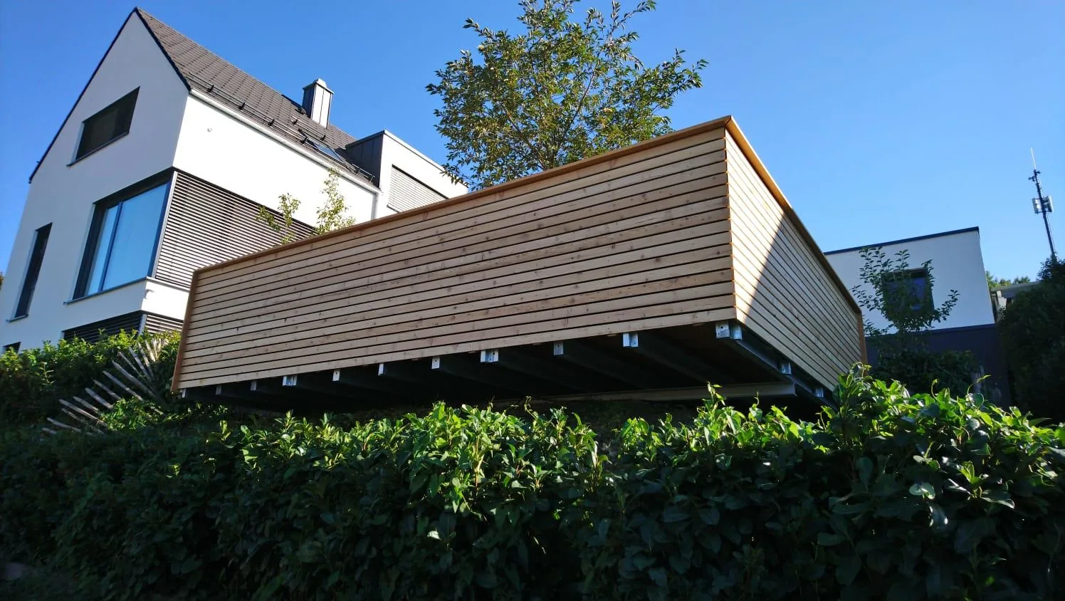 Terrassenanbau aussen