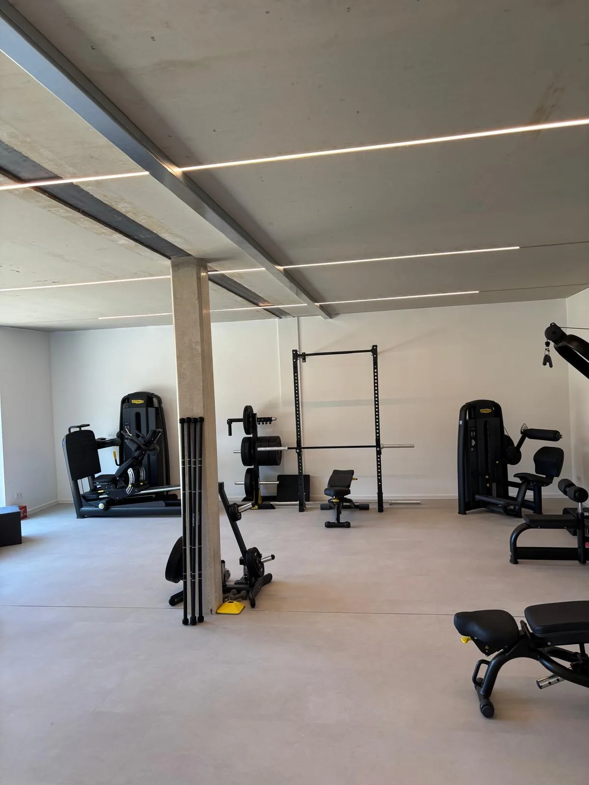 Linienlicht trainingsraum